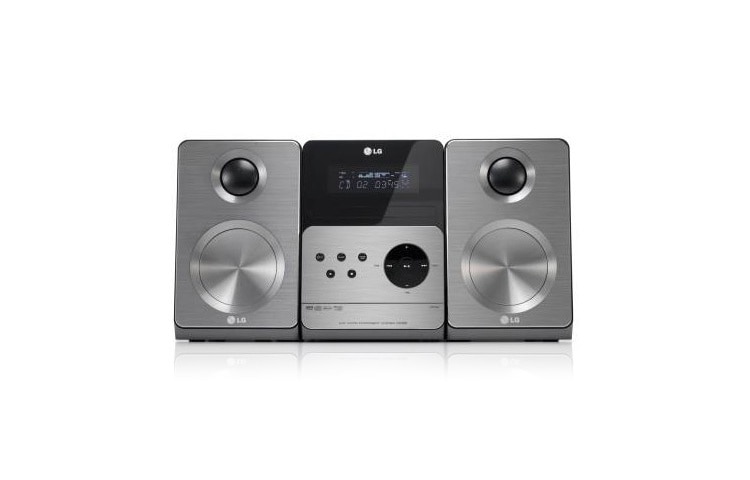 LG Système CD Micro avec des haut-parleurs Parabola, Auto Equalizer, XDSS Plus, USB Direct Recording & Play et Portable-in., XA66