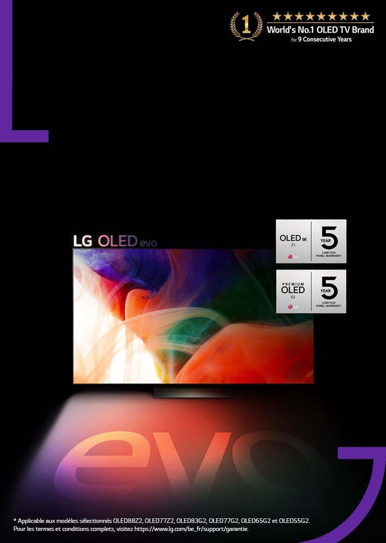 OLED 5year Warranty banner