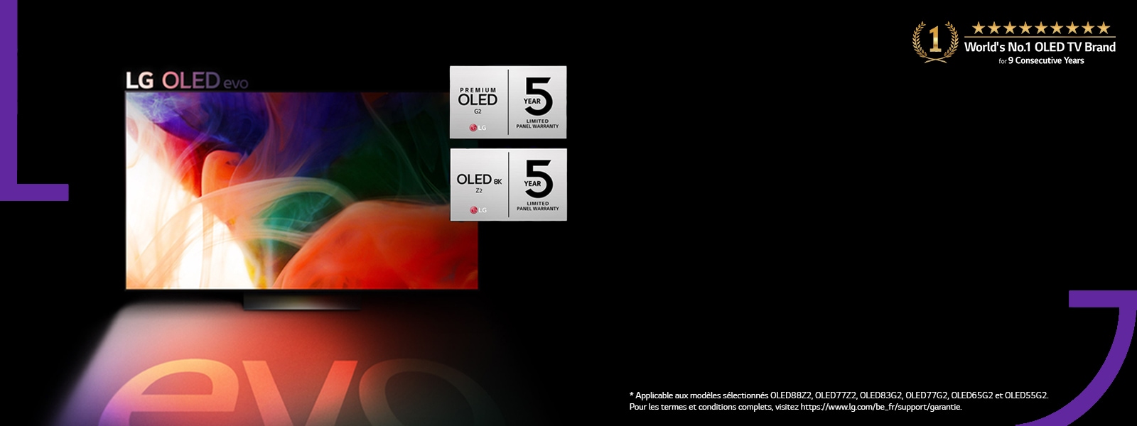 OLED 5year Warranty banner