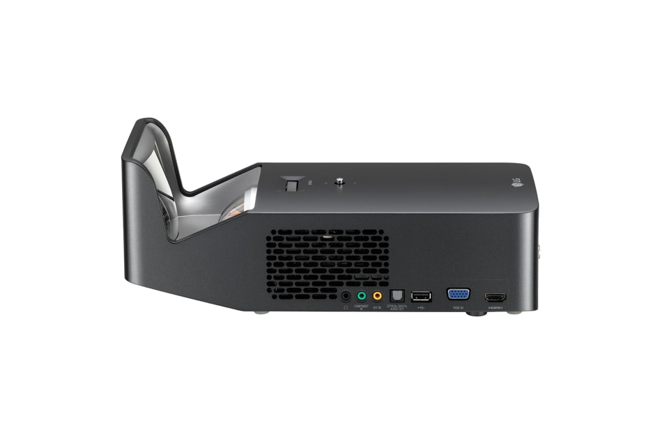 LG Le nouveau ultra short throw projecteur est le symbole d’une nouvelle génération de vidéoprojecteurs. Grâce à sa technologie d’Ultra Courte Focale, vous pourrez afficher une image de 100 pouces de diagonale avec seulement 38 cm de distance de projection., PF1000U, thumbnail 4