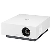 LG Projecteur CineBeam Home Cinéma Laser 4K UHD LG AU810P, vue de côté de -15 degrés, AU810PW, thumbnail 5