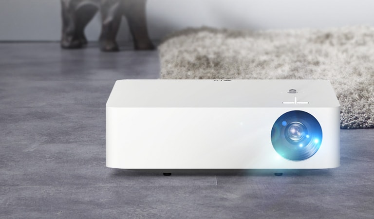 Projecteur portable LG CineBeam avec une luminosité de 1&nbsp;000&nbsp;Lumens ANSI