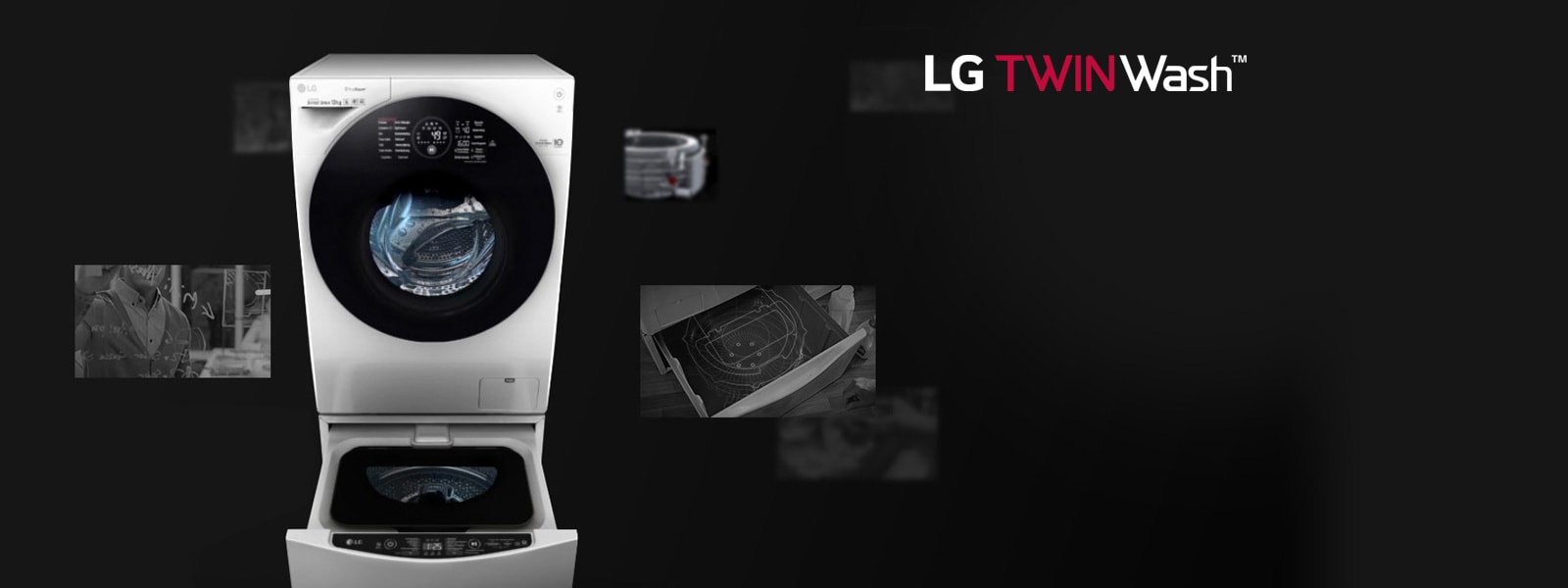 CES 2015 – LG Twin Wash, mini lave-linge pour laver en double