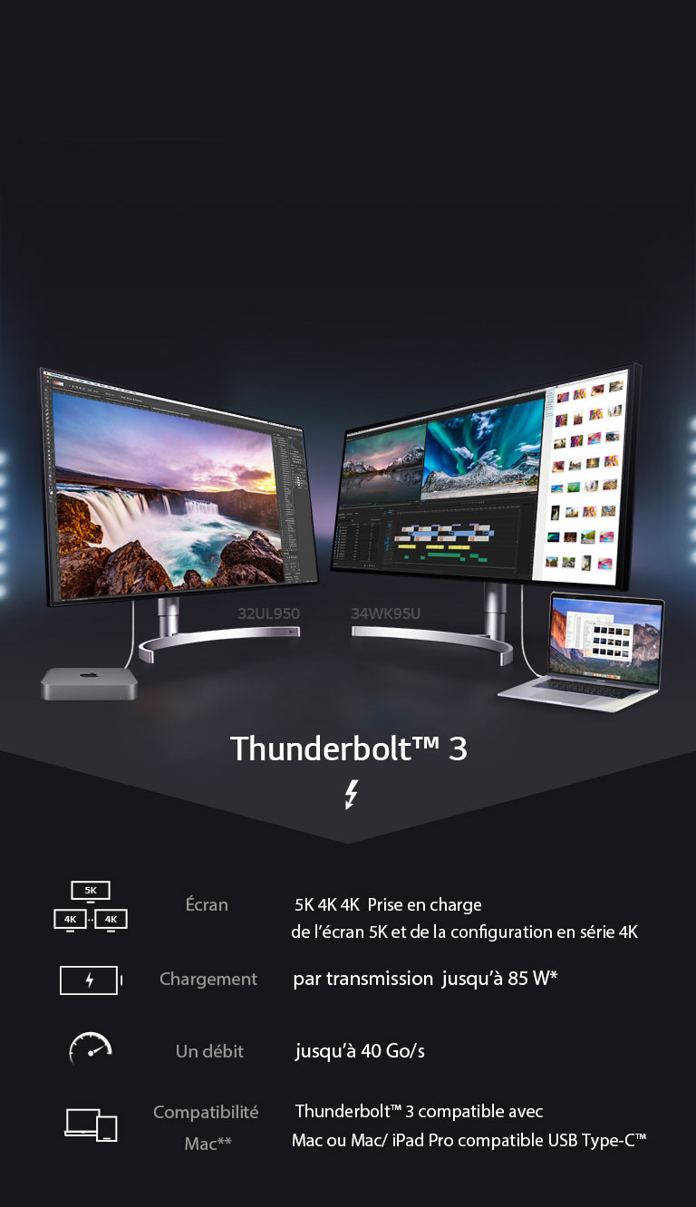 Moniteurs LG avec Thunderbolt™ - Informatique B2B