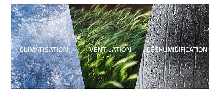 Refroidissement, ventilation, séchage : Fonctionnement 3 en 1