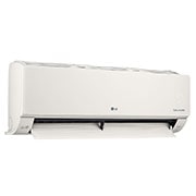 LG ARTCOOL Beige, 3.5kW, design beige élégant avec DUAL Inverter et UVnano™, Vue latérale gauche avec façade ouverte, AB12BK, thumbnail 6