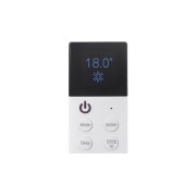 LG 3.5kW, ARTCOOL Gallery Special, Climatisation, Dual Inverter HeatPump, climatiseur personnalisable avec construction à ossature, detail view of remote, A12GA1, thumbnail 9