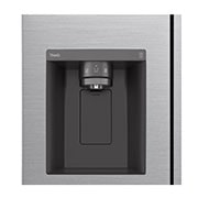 LG 635L capacité | DoorCooling+™ | Distributeur d'eau et de glaçons | Total No Frost | Compresseur Linéare Inverter, Vue de face, ouvert, GSLV70PZTD, thumbnail 5