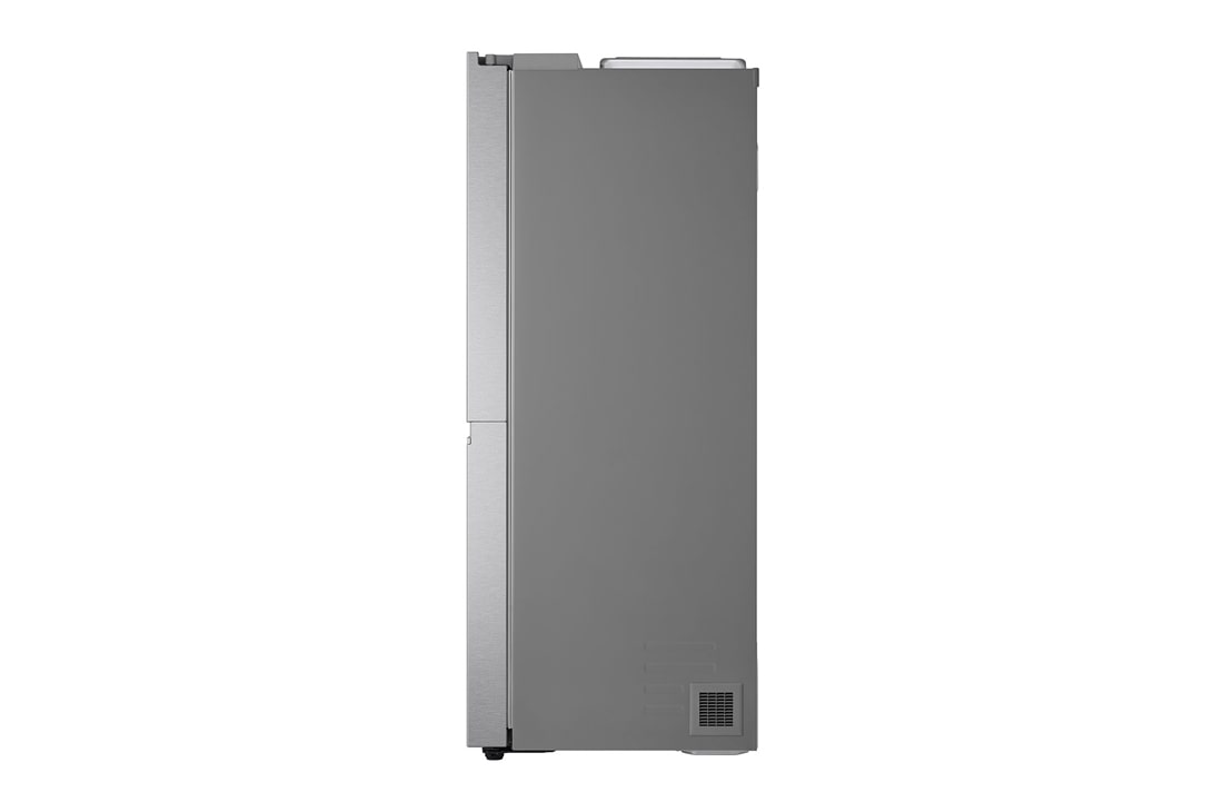 LG 635L capacité | DoorCooling+™ | Moist Balance Crisper | Fresh Balancer™ | Distributeur d'eau et de glaçons avec UVnano™ | Total No Frost | Compresseur Linéare Inverter, Vue latérale, GSLV91MBAC, thumbnail 14