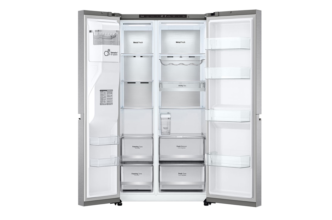 LG GSLV91MBAC.AMBQEUR frigo américain Pose libre 635 L C Acier inoxydable
