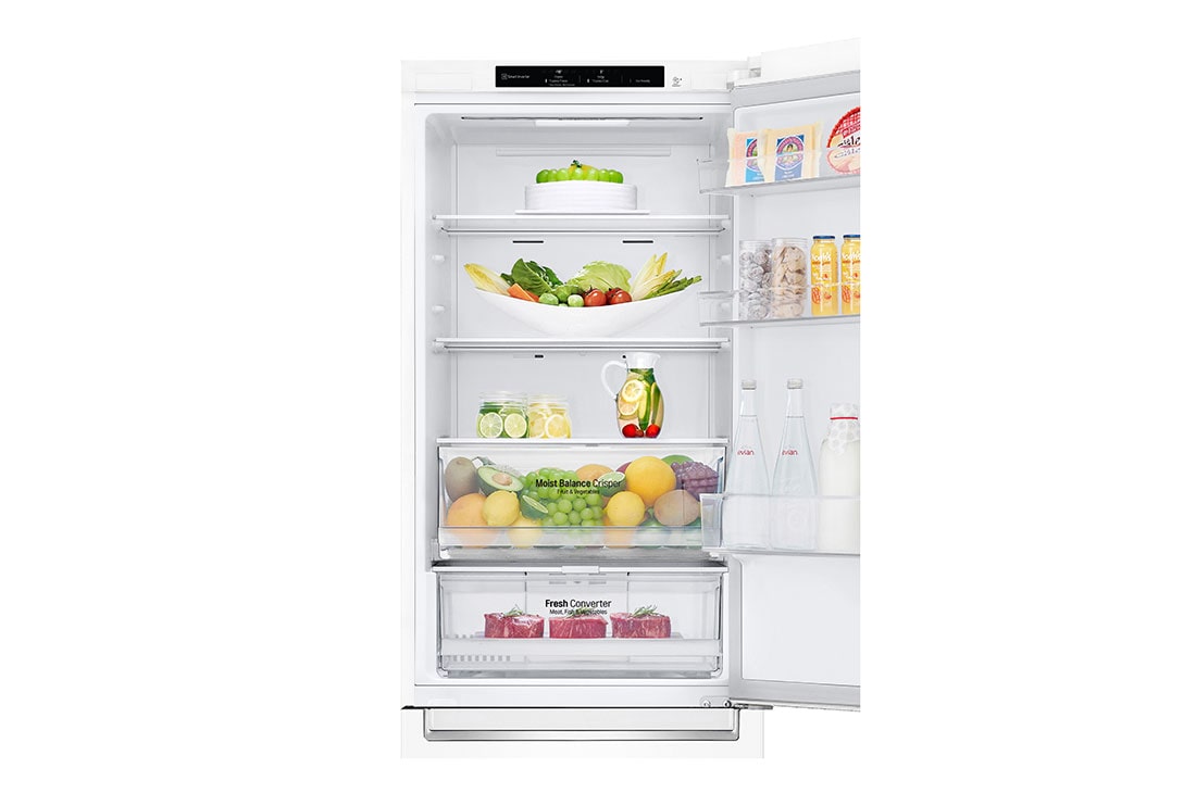 LG 341L capacité| C | DoorCooling+™ | Moist Balance Crisper™ | FRESHConverter™ | Total No Frost | Compresseur Smart Inverter, Nourriture de conduit, GBB61SWGCN1, thumbnail 7