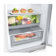 LG 341L capacité| C | DoorCooling+™ | Moist Balance Crisper™ | FRESHConverter™ | Total No Frost | Compresseur Smart Inverter, Tablette pliante, GBB61SWGCN1, thumbnail 4