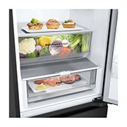 LG Door Cooling+: la fraîcheur partout | 344L capacité | Total No Frost | Compresseur Smart Inverter | Grande capacité | 35dB – très silencieux, tiroir avec de la nourriture, GBV3100CEP, thumbnail 9
