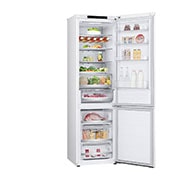 LG Door Cooling+: la fraîcheur partout | 387L capacité | Total No Frost | Compresseur Smart Inverter | Grande capacité | 35dB – très silencieux, côté gauche ouvert avec de la nourriture, GBV5240CSW, thumbnail 10