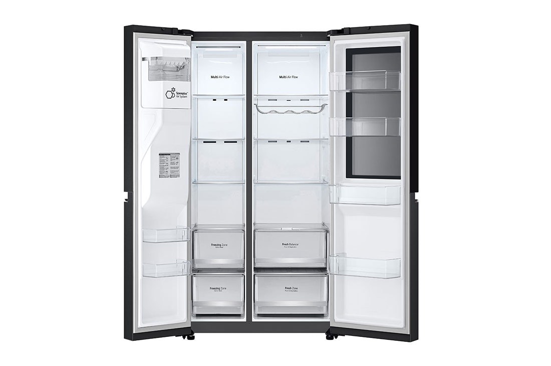 LG Réfrigérateur américain GSGV80EPLD l 635L l InstaView, Front open without food, GSGV80EPLD, thumbnail 10