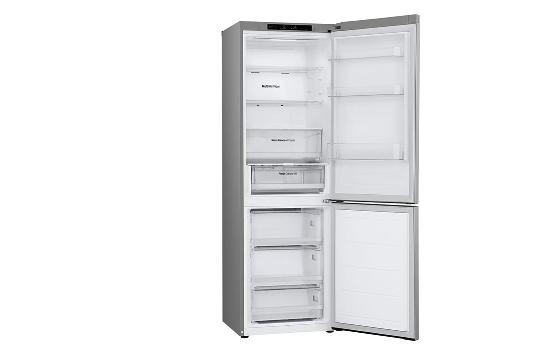 LG Réfrigérateur combiné GBV3100CPY | Capacité 344L | DoorCooling+™, Vue de droite en haut, ouvert, GBV3100CPY, thumbnail 13