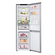 LG Réfrigérateur combiné GBV3100CPY | Capacité 344L | DoorCooling+™, Vue avant, ouvert, GBV3100CPY, thumbnail 2