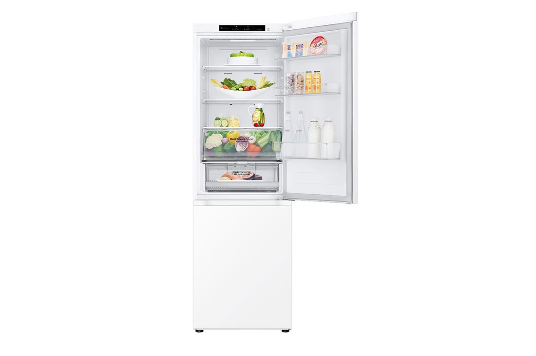 LG Réfrigérateur combiné GBV3100CSW | Capacité 344L | DoorCooling+™ , Tablette pliante, GBV3100CSW, thumbnail 4