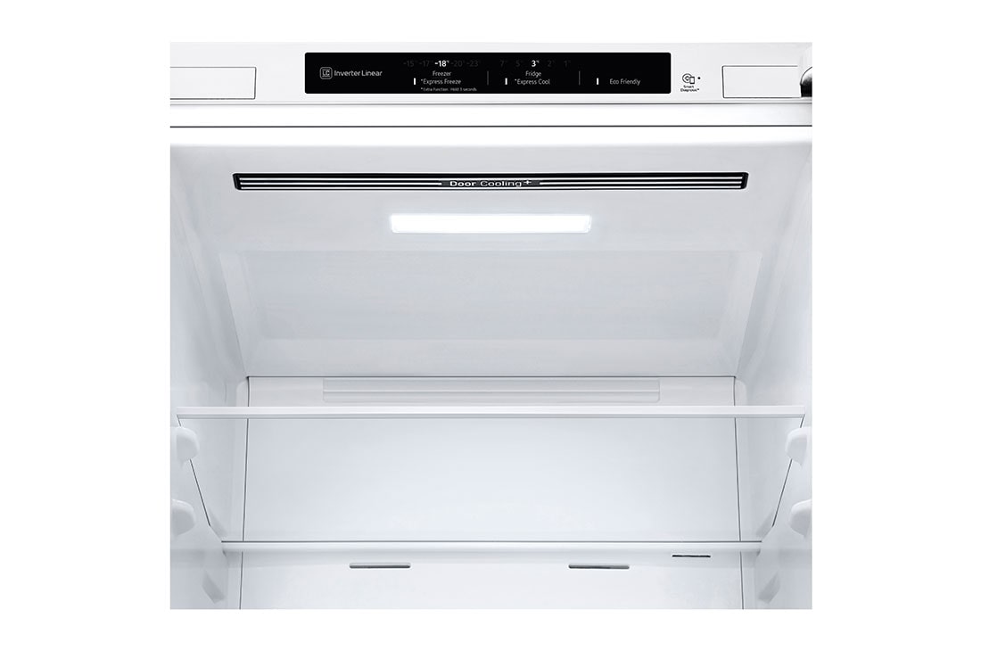 LG Réfrigérateur combiné GBV3100CSW | Capacité 344L | DoorCooling+™ , Nourriture de conduit1, GBV3100CSW, thumbnail 8