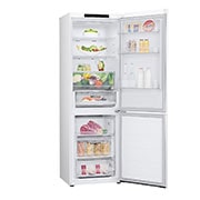 LG Réfrigérateur combiné GBV3100CSW | Capacité 344L | DoorCooling+™ , Vue de gauche, ouvert, GBV3100CSW, thumbnail 12