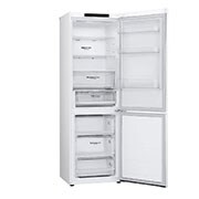 LG Réfrigérateur combiné GBV3100CSW | Capacité 344L | DoorCooling+™ , Vue de droite en haut, ouvert, GBV3100CSW, thumbnail 13