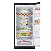 LG Réfrigérateur combiné GBV7280AEV | Capacité 387L | FRESHBalancer™, drawer open with food , GBV7280AEV, thumbnail 5