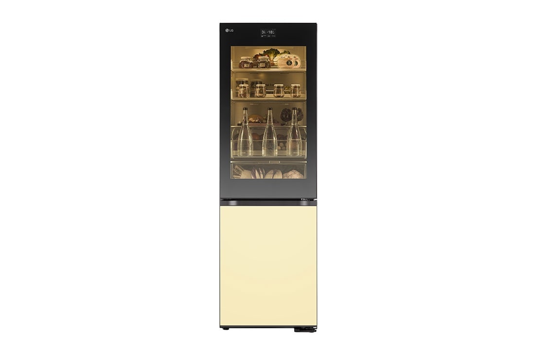 LG Réfrigérateur combiné  GBG719MDNN | 352 L | InstaView™ |  MoodUP™, Front_On_LED_Food, GBG719MDNN