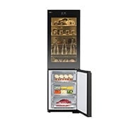 LG Réfrigérateur combiné  GBG719MDNN | 352 L | InstaView™ |  MoodUP™, Front_BottomOpen_On_Cover_Food, GBG719MDNN, thumbnail 12