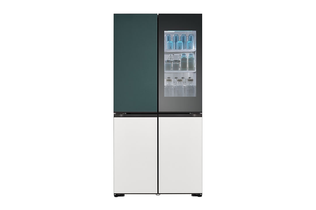 LG Réfrigérateur américain GMV960NNME | 617 L | InstaView™| MoodUP™, front on, GMV960NNME, thumbnail 7