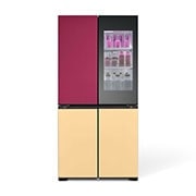 LG Réfrigérateur américain GMV960NNME | 617 L | InstaView™| MoodUP™, front on, GMV960NNME, thumbnail 1