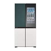 LG Réfrigérateur américain GMV960NNME | 617 L | InstaView™| MoodUP™, front on, GMV960NNME, thumbnail 7