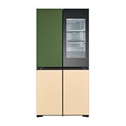 LG Réfrigérateur américain GMV960NNME | 617 L | InstaView™| MoodUP™, front on, GMV960NNME, thumbnail 8