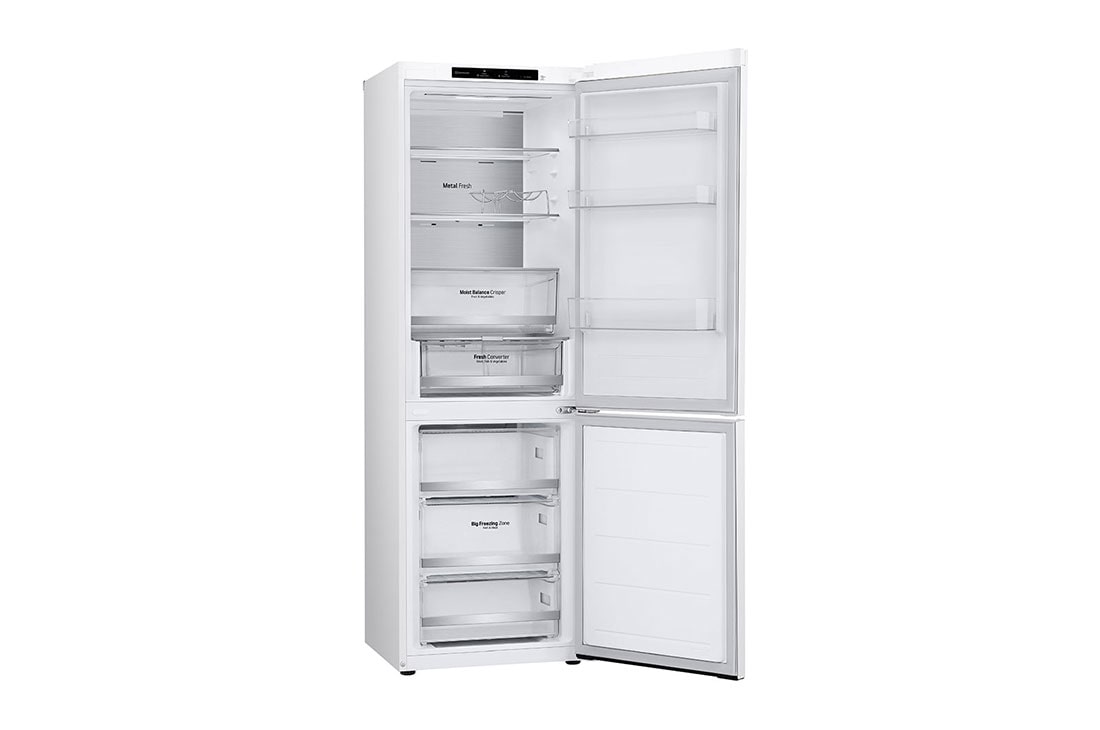 LG Réfrigérateur combiné GBV5140DSW  | 344 L | DoorCooling+™, Vue de gauche, ouvert, GBV5140DSW, thumbnail 12