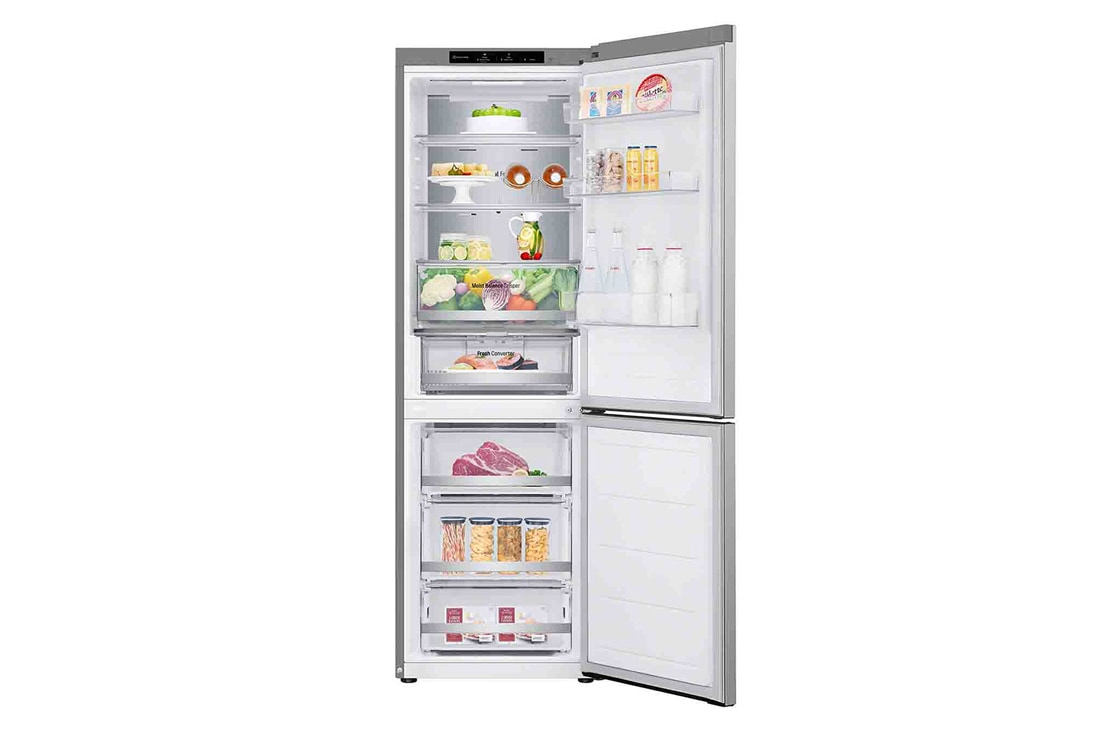 LG Réfrigérateur combiné GBV5140DPY  | 344 L | DoorCooling+™ , Vue avant, ouvert, GBV5140DPY, thumbnail 2