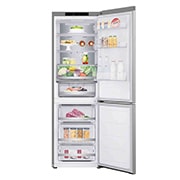 LG Réfrigérateur combiné GBV5140DPY  | 344 L | DoorCooling+™ , Vue avant, ouvert, GBV5140DPY, thumbnail 2