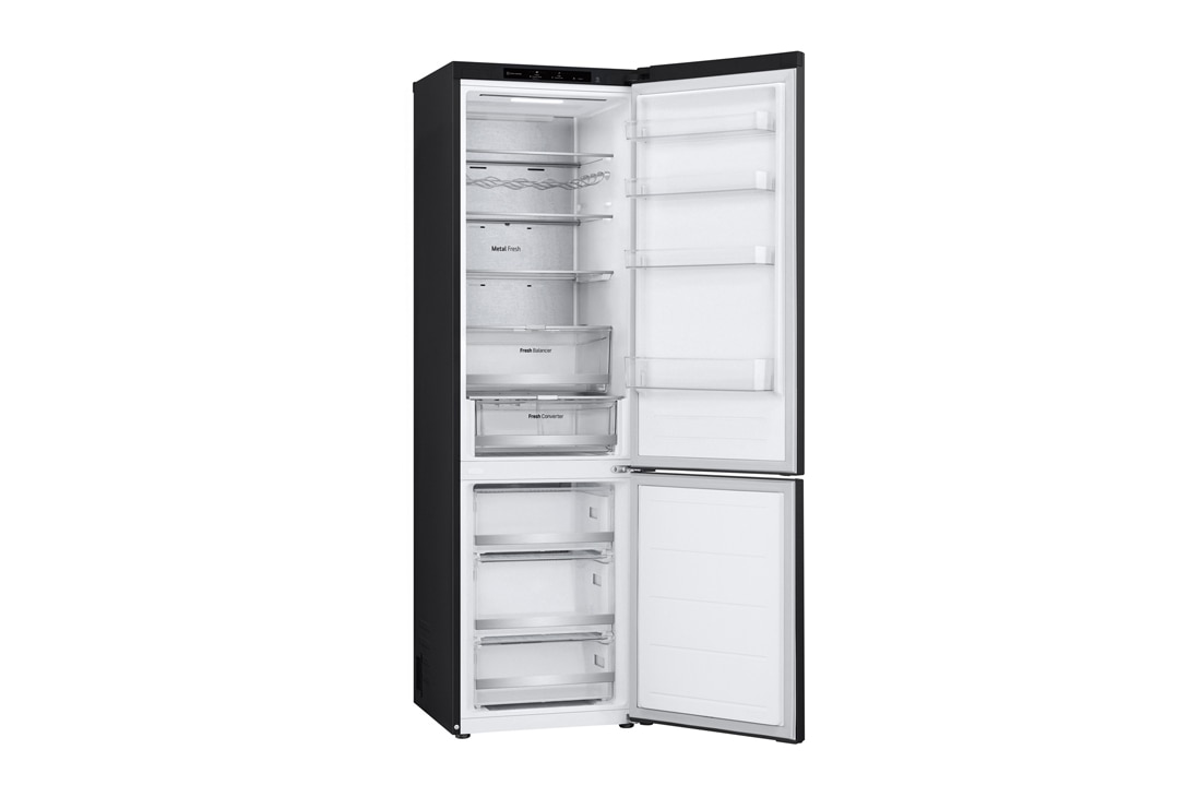 LG Réfrigérateur combiné GBV7280BEV  | 387 L | DoorCooling⁺™ , Vue de gauche, ouvert, GBV7280BEV, thumbnail 6