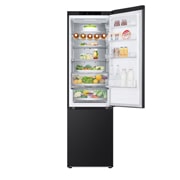 LG Réfrigérateur combiné GBV7280BEV  | 387 L | DoorCooling⁺™ , Vue avant, ouvert, GBV7280BEV, thumbnail 2