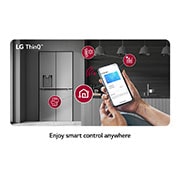 LG Réfrigérateur américain GML860PYFE |506L | Linear Cooling™, LG ThinQ, GML860PYFE, thumbnail 4