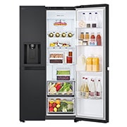 LG Réfrigérateur américain GSLC40EPPE <br>| 638 L | Linear Cooling™, Avant droit ouvert Aliments, GSLC40EPPE, thumbnail 8