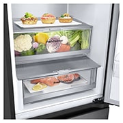 LG Réfrigérateur combiné GBV7280BPY |387L | FRESHBalancer™, Tiroir (rempli avec des aliments), GBV7280BPY, thumbnail 7