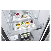 LG Réfrigérateur américain GSLE81PYBD <br>| 628L | DoorCooling+™, Bac multi-usage, GSLE81PYBD, thumbnail 7