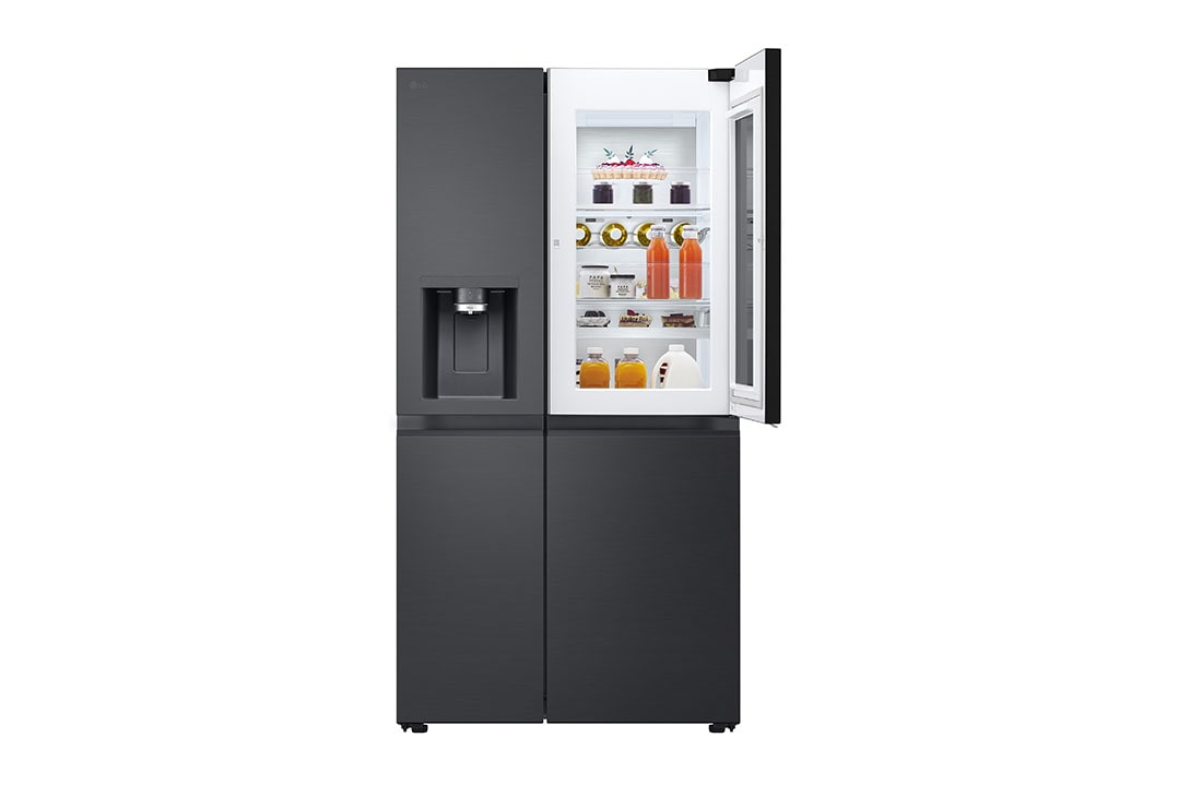 LG Réfrigérateur américain  GSXE90EVDD | 628 L | Door-In-Door™ , left top door open, GSXE90EVDD, thumbnail 6