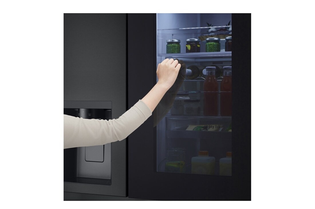 LG Réfrigérateur américain  GSXE91EVAD | 628 L | Distributeur d'eau et de glaçons, Handle, GSXE91EVAD, thumbnail 6