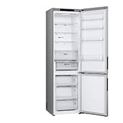 LG 387L Réfrigérateur et congélateur GBV22NCCPY Argent | DoorCooling+™ | FRESHConverter™ | Compresseur Smart Inverter ™ , Left side view all door open without food, GBV22NCCPY, thumbnail 12