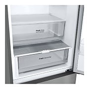 LG 387L Réfrigérateur et congélateur GBV22NCCPY Argent | DoorCooling+™ | FRESHConverter™ | Compresseur Smart Inverter ™ , Drawer without food, GBV22NCCPY, thumbnail 6
