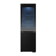 LG 349L Réfrigérateur combiné GBG5160CEV Noir | InstaView™ | DoorCooling+™ | Linear Cooling™ , front view, GBG5160CEV, thumbnail 1