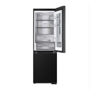 LG 349L Réfrigérateur combiné GBG5160CEV Noir | InstaView™ | DoorCooling+™ | Linear Cooling™ , top door open , GBG5160CEV, thumbnail 5