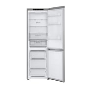 LG 344L Réfrigérateur combiné GBV3100APY Argent Prime | LinearCooling™ | DoorCooling+™ | Compresseur Linéaire Inverter, Devant tout ouvert (sans nourriture, porte ouverte), GBV3100APY, thumbnail 2
