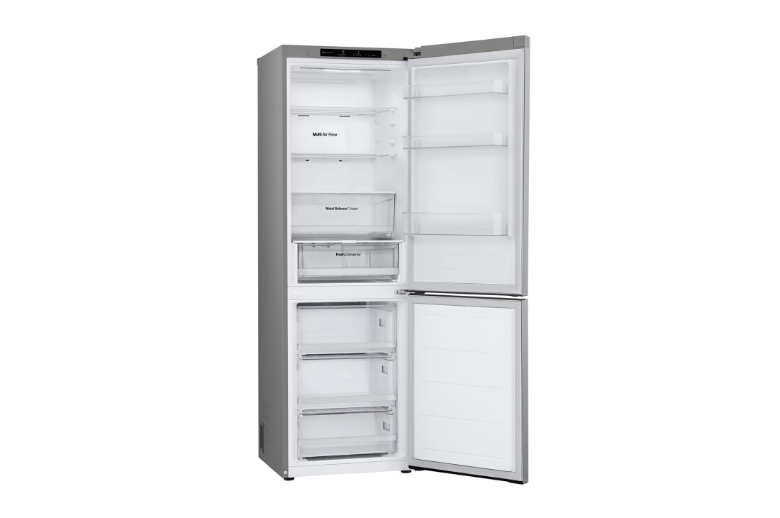 LG 344L Réfrigérateur combiné GBV3100APY Argent Prime | LinearCooling™ | DoorCooling+™ | Compresseur Linéaire Inverter, side view, GBV3100APY, thumbnail 14
