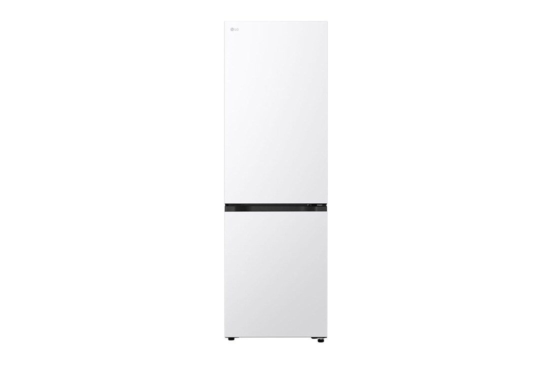 LG Réfrigérateur combiné | NatureFRESH™ | DoorCooling+™ | LinearCooling™ | LG BE, front view, GBBSJ1CCSW, thumbnail 2